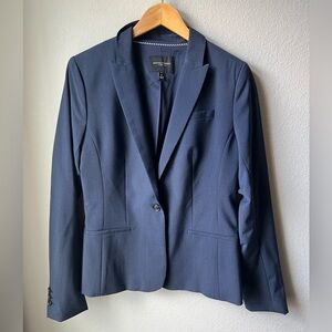 Banana Republic Women's Marzotto Italian Wool Blazer Size 10 Tall